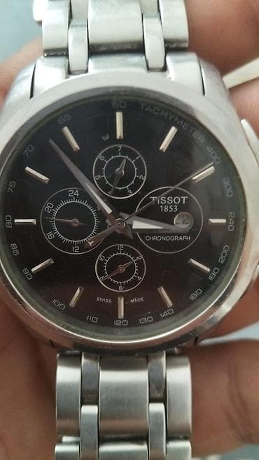 İşlənmiş, Qol saatı, Tissot, rəng - Gümüşü — 4