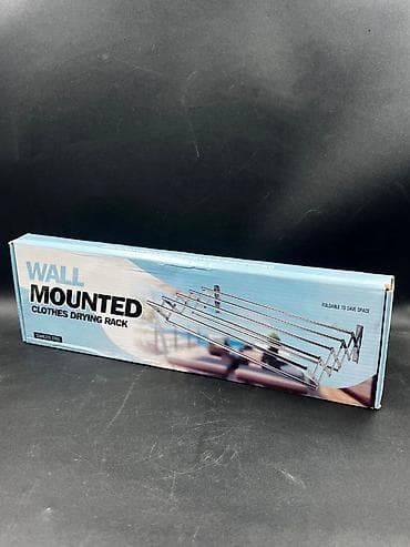 asilqan az: Divara bərkidilən qatlanan paltar/quruducu asılqan - Material — 2