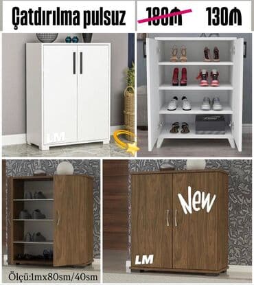 Yeni, Açılan, 2 qapılı Düz dolab, Ayaqqabı dolabı lalafo.az -da Yeni, Açılan, 2 qapılı Düz dolab, Ayaqqabı dolabı