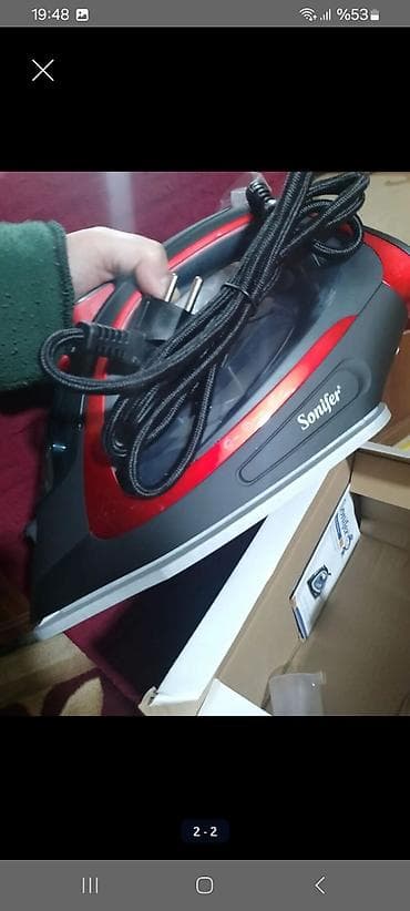 Sonifer SF-9065 elektrik buxarlı ütü - Güc: 2200 W - Buxar — 2