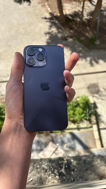 iphone 14 pro max islenmis: IPhone 14 Pro Max, 256 GB, Deep Purple, Face ID — 1