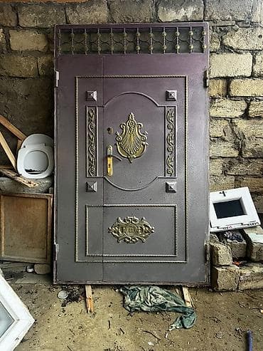 qapi demir qapi seyf qapi: Metall qapılar – müxtəlif modellər - Material: qalın metal/seyf tipli — 6