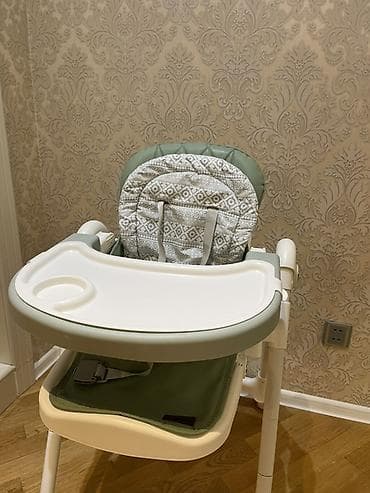 стул детский: Uşaq yemək stulu - Rahat və geniş oturacaq: yumşaq, naxışlı süngərli — 3