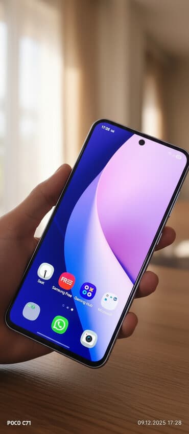 samsung note 4 qiymeti: Samsung Galaxy A56, 256 ГБ, цвет - Розовый, Кнопочный, Сенсорный, Отпечаток пальца — 1