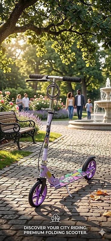 Самокаты: Premium qatlanan skuter – City Riding seriyası Şəhər gəzintiləri üçün — 1