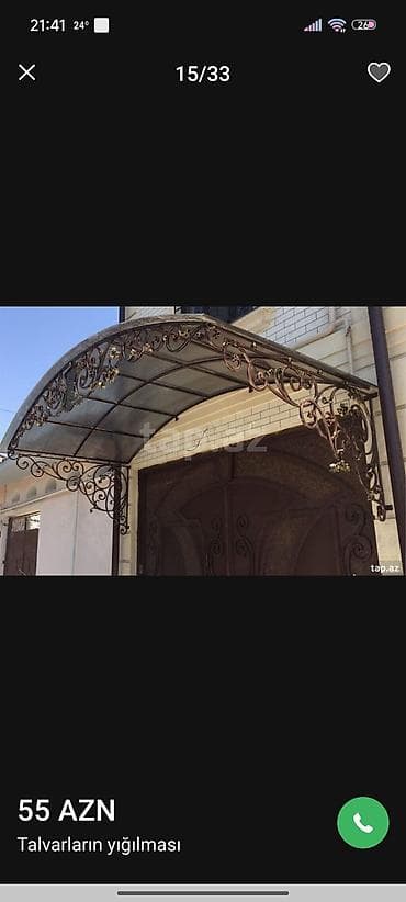 Xidmət: Talvarların yığılması və quraşdırılması Təsvir: - Giriş lalafo.az -da Xidmət: Talvarların yığılması və quraşdırılması Təsvir: - Giriş