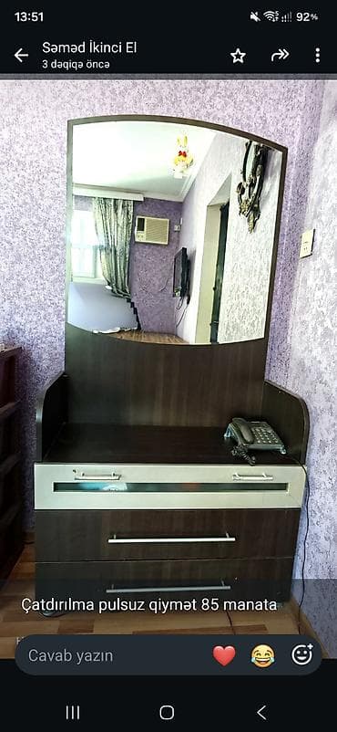 Çatdırılma pulsuz qiymət 85 manata — 1