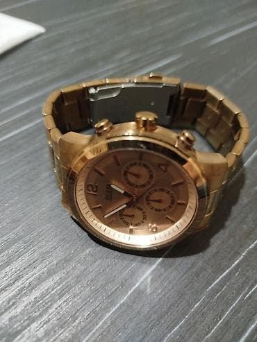 qizil qol saatlari satisi: Qol saatı, Guess, rəng - Qızılı — 2