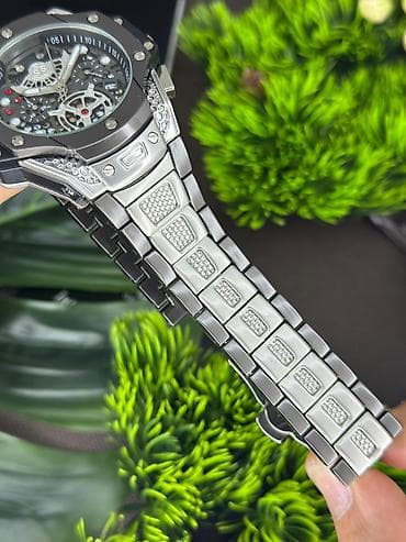 bil: Yeni, Qol saatı, Hublot, rəng - Gümüşü — 6