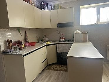 2 el metbex mebeli: Mətbəx mebeli dəsti - L formalı dizayn: işçi səthin bir hissəsi bar — 1