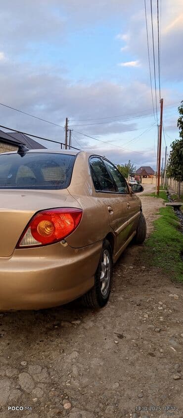 masin ucun cadir: Kia Rio: 1.5 л | 2002 г. Седан — 10