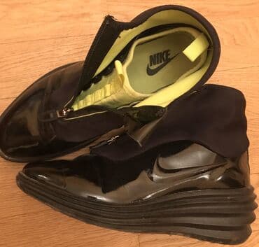 женские кроссовки nike blazer: Nike, Размер: 38, цвет - Черный, Б/у — 2