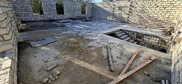 1 otaqli kiraye evler 250 azn: Satış üçün yarımçıq tikili – daş konstruksiyalı 2 mərtəbəli fərdi ev — 6