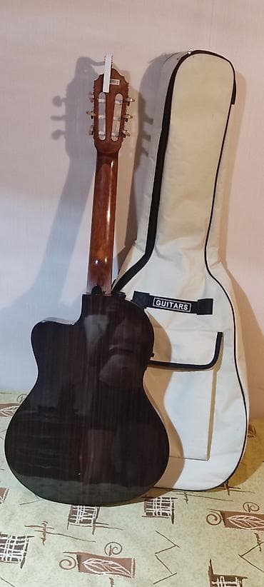 Гитары: Elektro-akustik klassik gitara + çantası - Korpus: kəsimli (cutaway) — 2