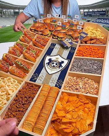 Снеки и закуски: Futbol temalı böyük “snack” boksu – matç izləmələri, dost yığıncaqları at lalafo.az — 3 Снеки и закуски: Futbol temalı böyük “snack” boksu – matç izləmələri, dost yığıncaqları — 3
