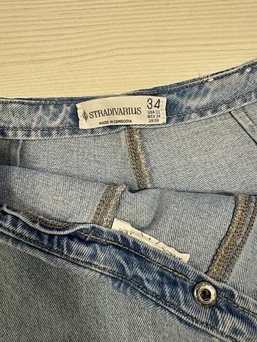 sortlar: Şort, Stradivarius, rəng - Mavi — 3