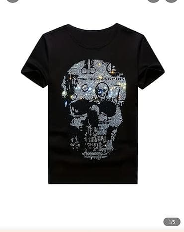 Новая майка череп. 100 ℅ хлопок. Размер L - XL