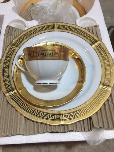 mayalı yumurta: Nahar dəsti, rəng - Qızılı — 2