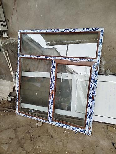 Plastik qapı və pəncərə blokları - Material: PVC (plastik), AVEO