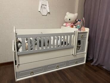 Oğlan və qız üçün, Dördbucaq, Beşik, Dəstsiz, Matrassız, Yellənmə mexanizmsiz — 2