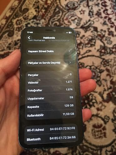 macbook air 2017: IPhone 12 mini, 128 GB, Göy — 5