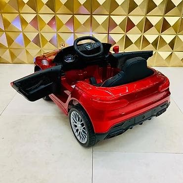 usaq velosipedleri qiymetleri: Uşaqlar üçün elektrikli miniatür maşın – qırmızı rəngdə, kabriolet — 3