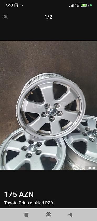 bmw 39 lip: Məhsul: Yüngül lehimli disk dəsti (4 ədəd) - Rəng: Gümüş - Dizayn: 6 — 3