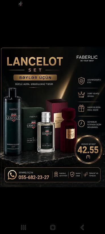 Kosmetik dəst, Faberlic, 4 məhsul