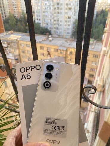 oppo a74 qiymeti: Oppo A5, 128 GB, rəng - Ağ, Barmaq izi, Face ID — 3