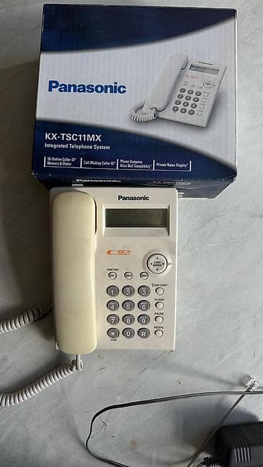 3 birinde printer: Stasionar telefon Panasonic, Simsiz, İşlənmiş, Ünvandan götürmə, Pulsuz çatdırılma, Ödənişli çatdırılma — 1