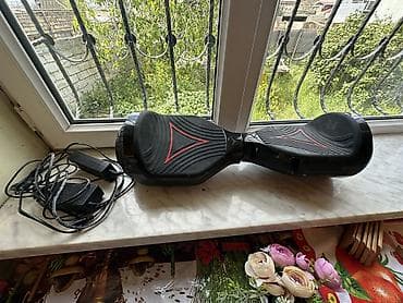 Электротранспорт: Elektrikli hoverboard (self-balance skuter) - Rəng: Qara, üstündə — 3