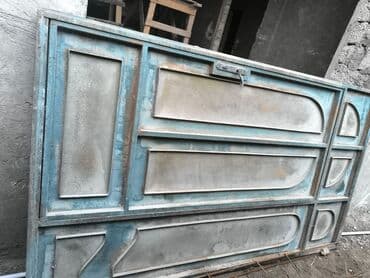 İşlənmiş Dəmir Həyət darvazası, Siyirmə, 3 m, Mexaniki, rəng - Mavi, Kredit yoxdur