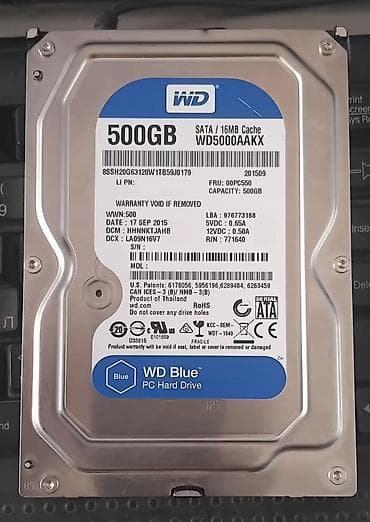 Daxili Sərt disk (HDD) Western Digital (WD), 512 GB, 7200 RPM, 3.5", İşlənmiş lalafo.az -da Daxili Sərt disk (HDD) Western Digital (WD), 512 GB, 7200 RPM, 3.5", İşlənmiş
