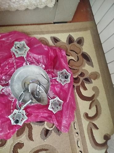 tavan modelleri: Çılçıraq, 6 lampa, Metal — 4