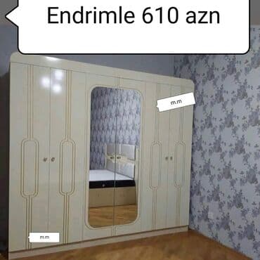 mətbəx skaflari: Yeni, Açılan, 3 qapılı Düz dolab, Qarderob, paltar dolabı, Azərbaycan — 30
