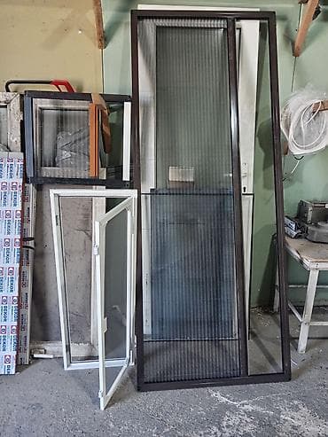 hasar setkaları: Plisse tipli pəncərə və qapılar üçün ağcaqanad torları - Üfüqi — 1