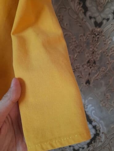 bilərzik modelləri: Sarı rəngli qadın ətəyi - Model: A-kəsimli, dizə yaxın uzunluq - — 2