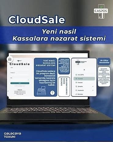 kassa çeki satışı: Cloudsale proqramı.Yeni nəsil kassalara nəzarət sistemi — 1