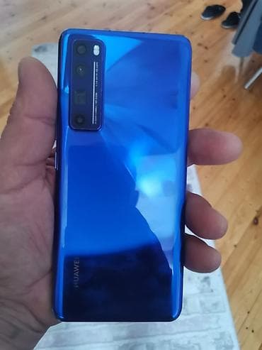 telefin: Huawei P40 Pro, rəng - Mavi, Barmaq izi — 10