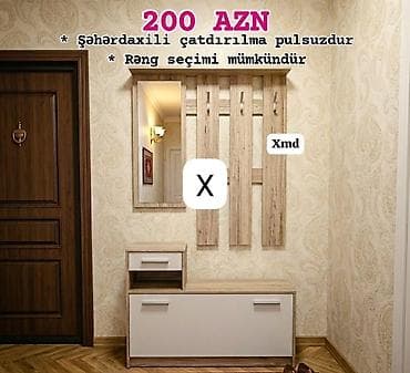 asma tavan: Dəhliz üçün asma və dolab dəsti - Qiymət: 200 AZN - Şəhərdaxili — 1