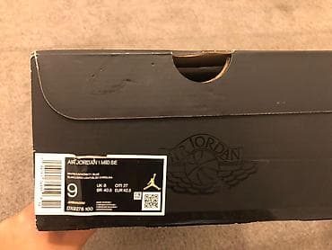 kisi ayaqqabıları: Məhsul: Air Jordan 1 Mid SE Rəng: White/University Blue/Grey — 3