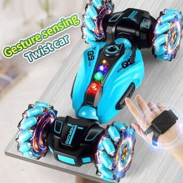 светящийся spinner (спиннер): Buxarlı oyuncaq maşın Stunt car 2277-2B Həm pult, həm də saat ilə — 5