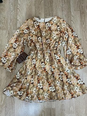 Çiçək naxışlı xiffət don baha qiymətə alınıb türkiyənindir - Üst