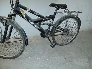 İdman velosipedləri: SMART markalı dağ velosipedi - Rəng: qara, qızılı və ağ detallarla - — 1