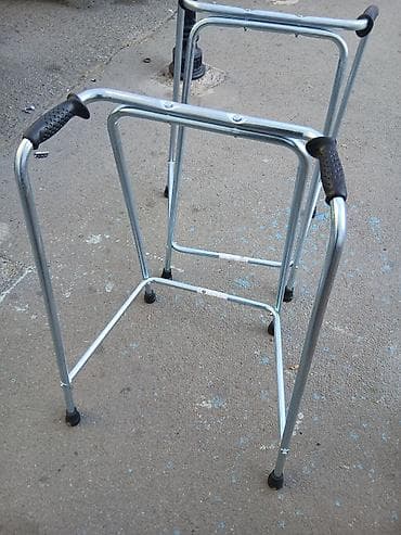 Yerimək üçün arabalar, çəliklər, əsalar, rollatorlar: Yürütəc – metal karkaslı, sabit dəstəkli model - Material: möhkəm — 5