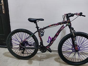 velosiped kilidi: Velosiped – dağ tipli, fərqli dizaynlı - Çərçivə: qrafiti/stikerlərlə — 1