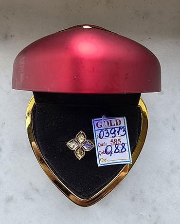 Üzük, Sarı qızıl, 585 Əyar, Qaşsız