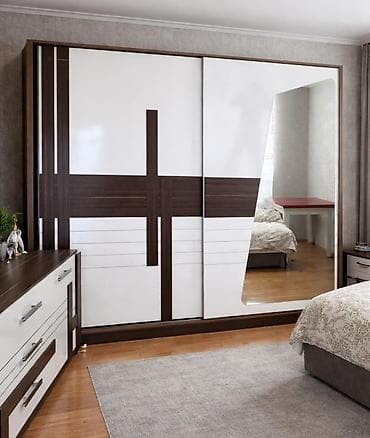 дешевый шкаф купе: Б/у, 2 двери, С выдвижными ящиками, Купе, Прямой шкаф — 1