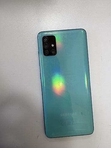 Samsung Galaxy A51, 64 GB, rəng - Mavi, Barmaq izi — 2