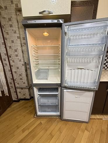 ev ucun soyducular: İşlənmiş 2 qapılı Swizer Soyuducu Satılır, rəng - Gümüşü — 2